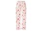 Witte pyjamabroek met rode hartenprint