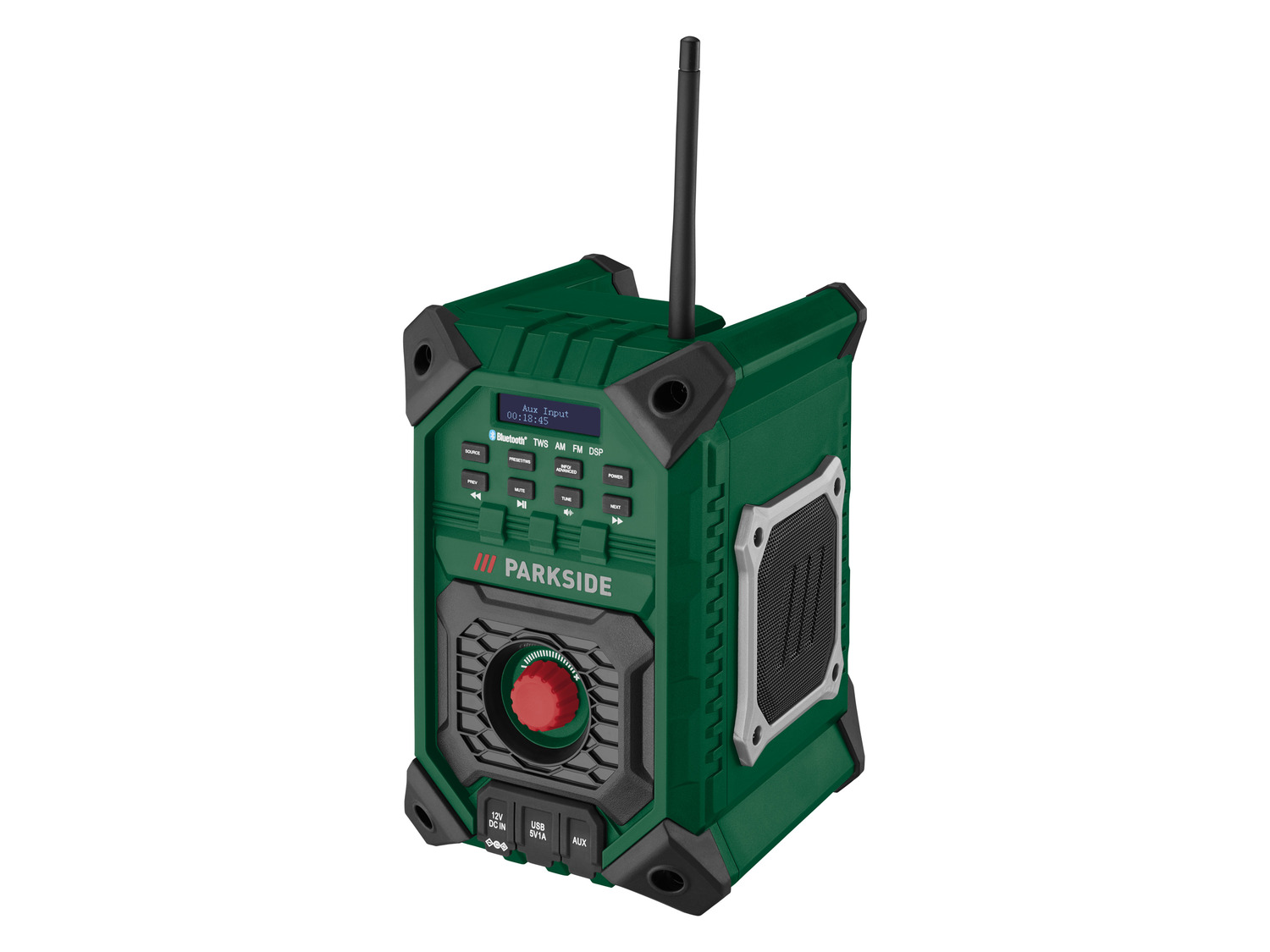 Milwaukee M18 RC-0 Radio De Chantier Sans Fil 18 V Li-Ion Avec Fonction De Recharge Fonctionne Sur Secteur Et Batterie