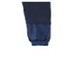 Blauwe fleece jas met elastische manchet