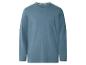 Blauw shirt met lange mouwen en borstzak