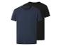 Twee heren T-shirts: één donkerblauw en één zwart