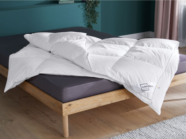 LIVARNO home Couette piquée en duvet, 240 x 220 cm