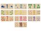 Puzzles en bois avec chiffres de 1 à 10 et illustrations thématiques pour enfants.