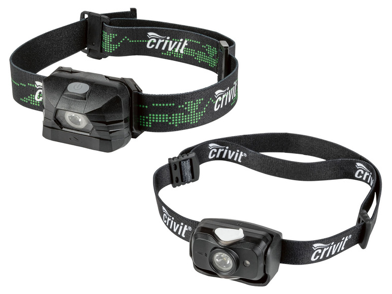 Aller en mode plein écran CRIVIT Lampe frontale à LED - Photo 1