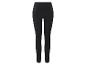 Pantalon noir ajusté pour femme.