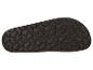 Semelle de sandale marron foncé avec un motif de formes entrelacées