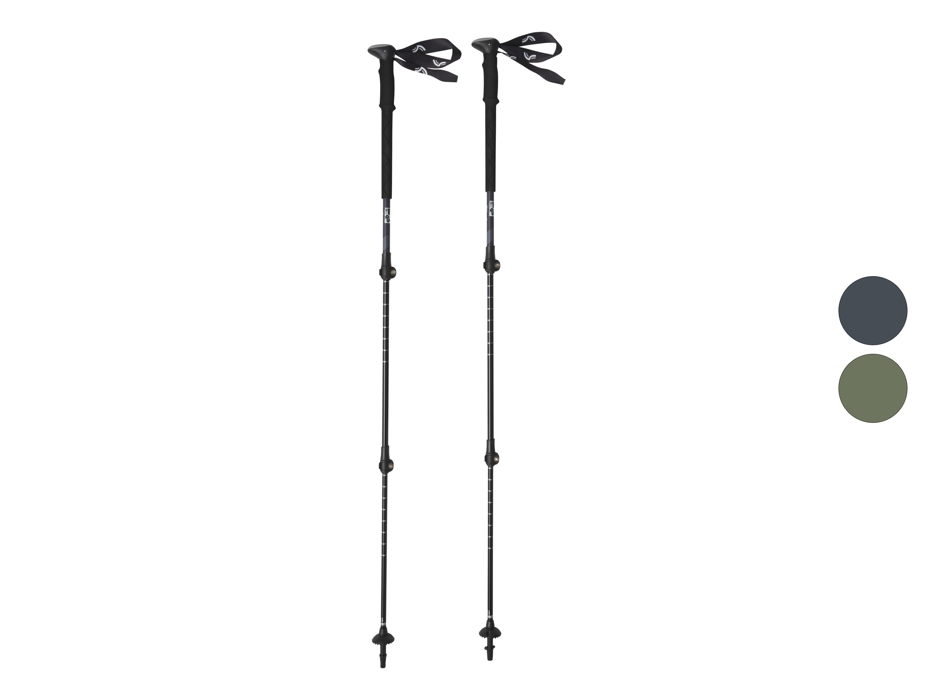 CRIVIT Aluminium wandelstokken, 2 stuks - 1