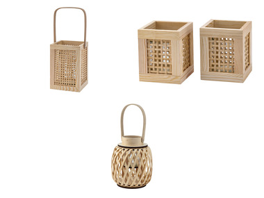 Bougeoir bois LIVARNO home