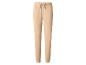 Beige joggingbroek met satijnen strik in de taille.