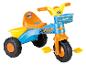 Een oranje Hot Wheels driewieler met een opbergvak.