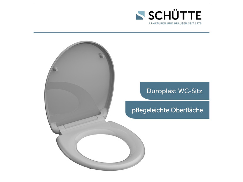 Aller en mode plein écran Schütte Abattant WC, avec fermeture en douceur - Photo 16