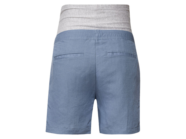 Ga naar volledige schermweergave: esmara® Zwangerschapsshort van een linnenmix - afbeelding 5