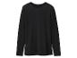 T-shirt noir simple à manches longues