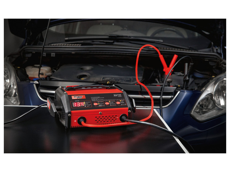 Aller en mode plein écran ULTIMATE SPEED® Chargeur de batterie pour voiture avec aide au démarrage »ULG 17 A1« - Photo 3