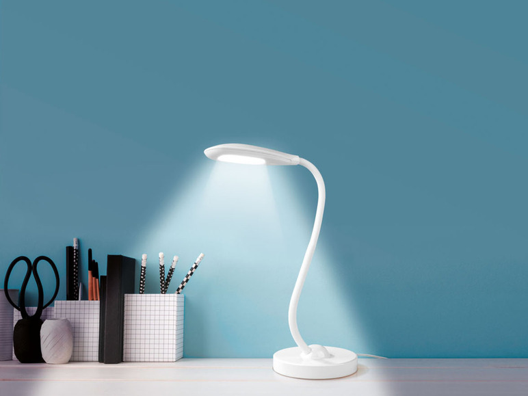 Aller en mode plein écran LIVARNO home Lampe de bureau à LED avec bras flexible - Photo 3
