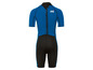 Een blauw Mares wetsuit met korte mouwen voor kinderen.