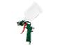 Parkside groen spuitpistool met witte verfbeker