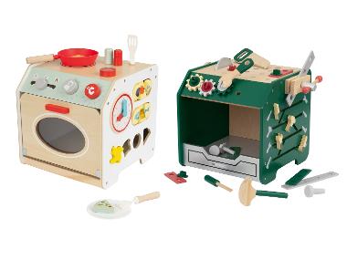 LUPILU® Cube d'activités Cuisine / Cube d'activités Établi