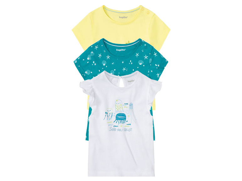 Ga naar volledige schermweergave: lupilu® Set van 3 katoenen T-shirts - afbeelding 28