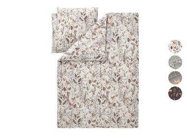 LIVARNO® Housse de couette en satin de microfibre, 240 x 220 cm