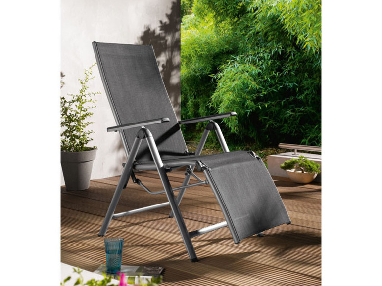 Aller en mode plein écran LIVARNO home Chaise relax en aluminium »Houston« - Photo 4