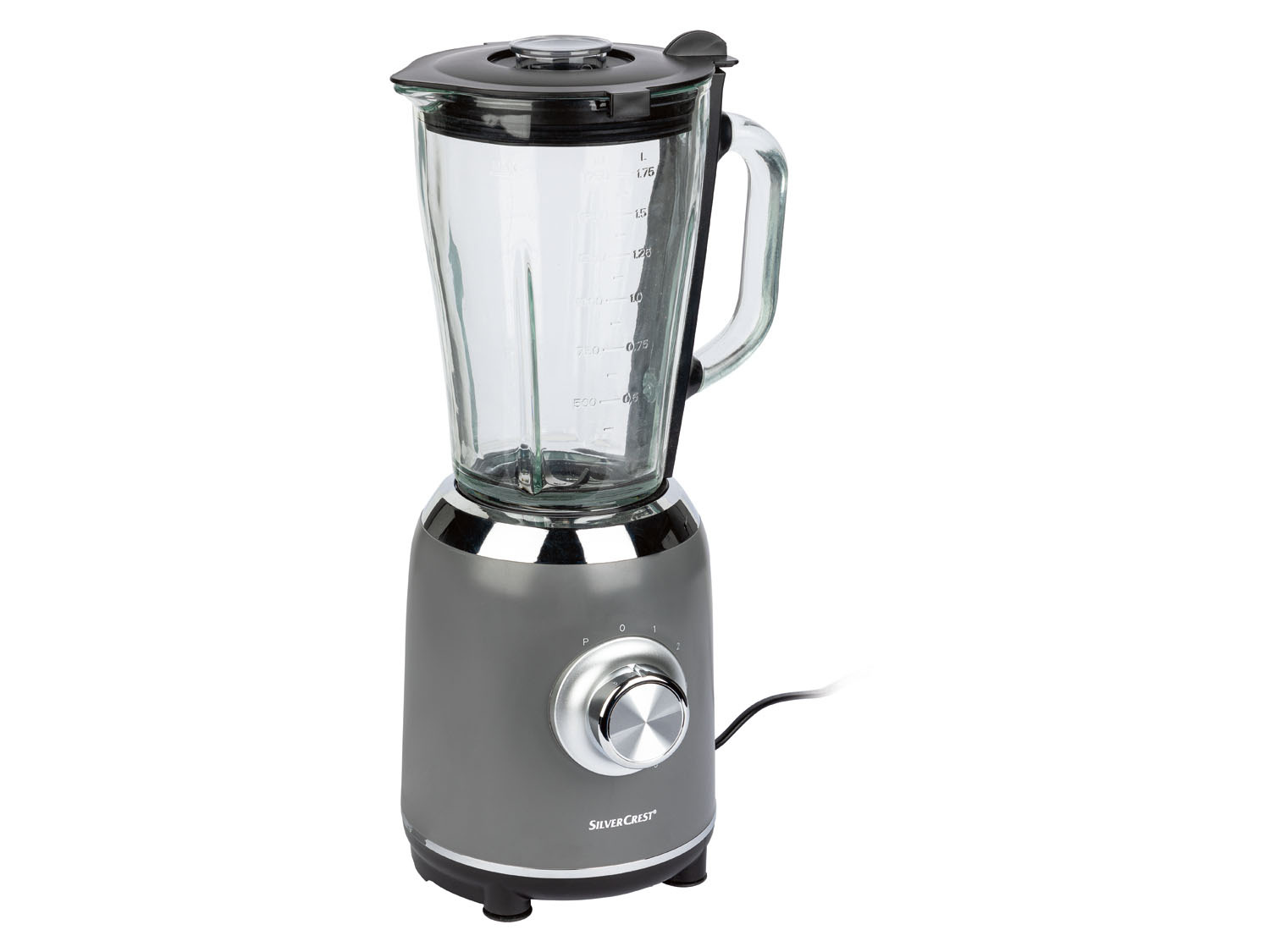 SILVERCREST® Anthracite - 650 W - Bol mixeur de 5 litres - 8 réglages