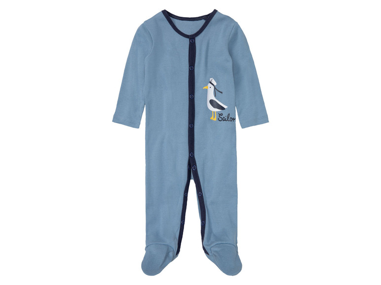 Aller en mode plein écran lupilu® Set de 3 pyjamas en pur coton pour bébé - Photo 19