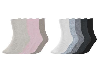 Chaussettes côtelées pour femmes, 5 paires esmara®