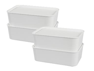 W5 Boîtes de qualité supérieure avec couvercles.