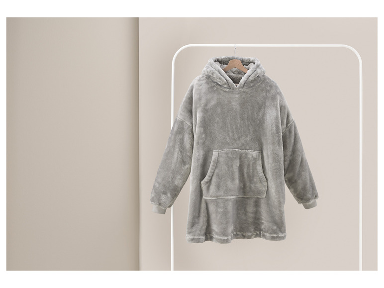 Ga naar volledige schermweergave: Pluchen oversized trui - afbeelding 5