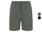 Donkergroene sweatshorts voor heren met trekkoord, verkrijgbaar in twee kleuren.
