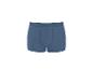 Caleçon boxer côtelé en coton bleu pour homme.