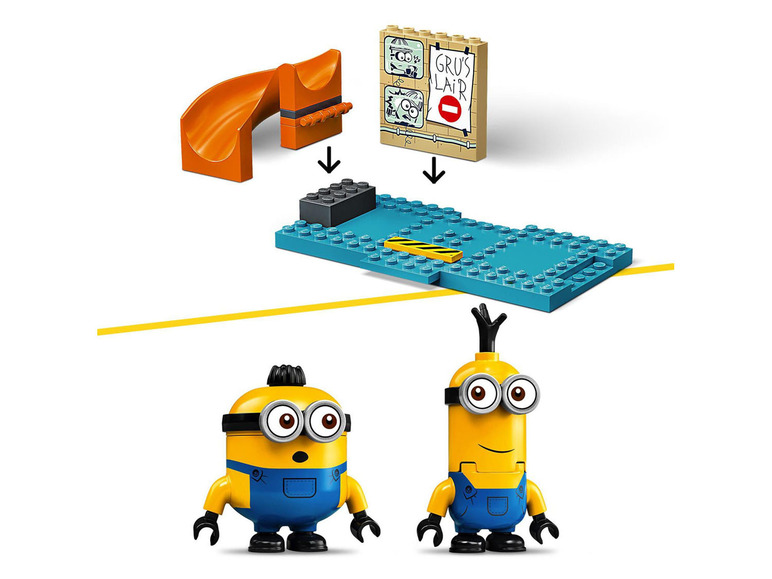 Ga naar volledige schermweergave: LEGO® Minions Minions in Gru's Lab (75546) - afbeelding 5