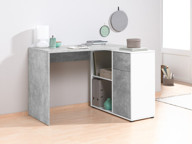 LIVARNO home Bureau avec caisson modulable, certifié PEFC