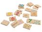 Puzzle en bois avec chiffres et images pour apprendre à compter.