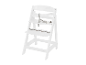 Une chaise haute blanche Roba.
