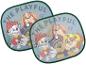 Pare-soleil de voiture Pat' Patrouille avec Marshall, Skye, Chase et Rubble, avec le texte 'THE PLAYFUL'