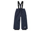 Blauwe sneeuwbroek met bretels