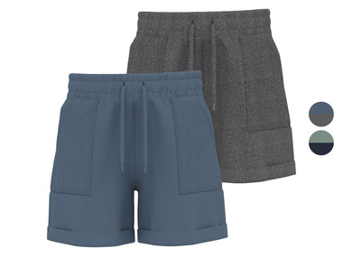 lupilu® Set van 2 shorts van een katoenmix