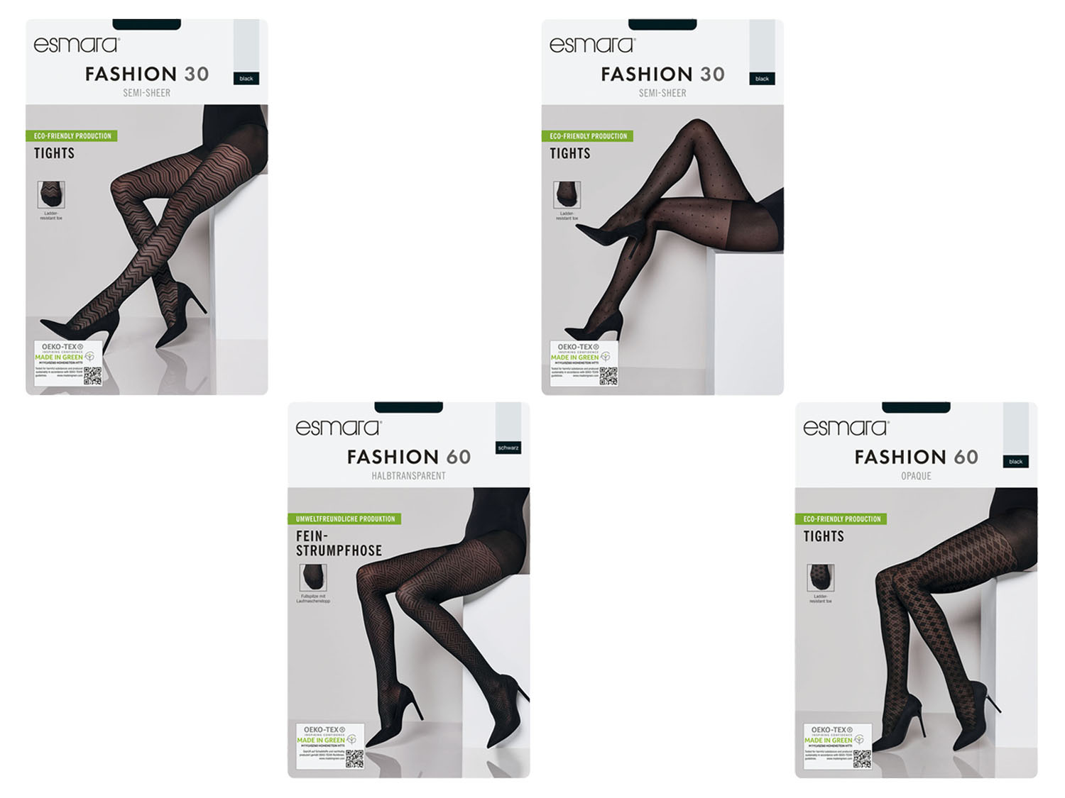 esmara® Zwarte panty platte naden | Lidl.be