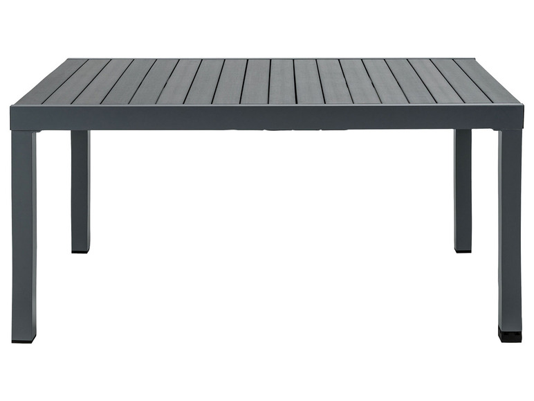 Aller en mode plein écran LIVARNO home Table de jardin en aluminium »Valencia«, plateau en bois extensible - Photo 4