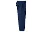 Pantalon de survêtement bleu marine avec poches cargo et cordon de serrage à la taille.