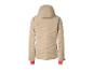 Beige ski-jack met capuchon