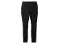 Pantalon noir simple à coupe droite avec taille élastique.