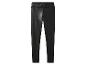 Legging noir taille haute en similicuir