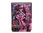 Poupée Monster High Draculaura dans son emballage avec accessoires.