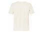 T-shirt beige uni, vue arrière.