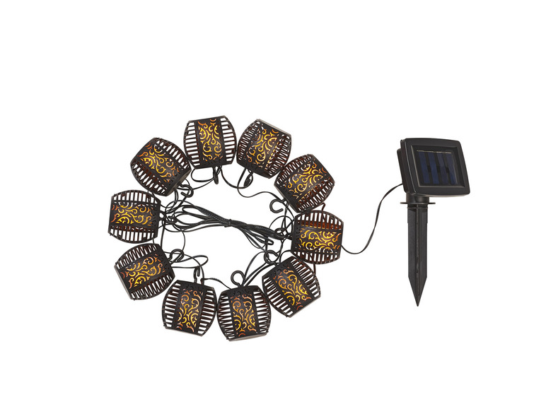 Aller en mode plein écran LIVARNO home Guirlande lumineuse solaire à LED, 3,8 m - Photo 4