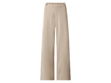 ESMARA® Broek met wijde pijpen voor dames (beige, XS(32/34))