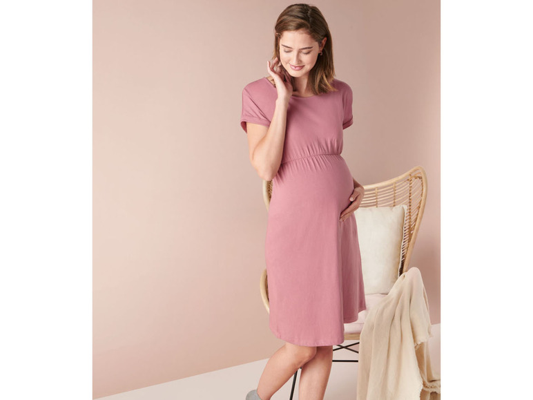 Ga naar volledige schermweergave: ESMARA® Comfortabele zwangerschapsjurk met korte mouwen - afbeelding 3